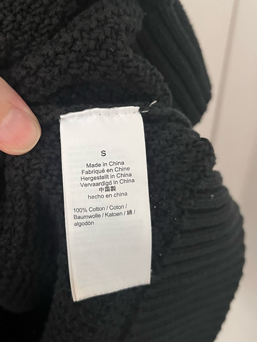J. Crew Swingy Cable Knit Mockneck Sweater Black Chunky Size Small - Picture 5 of 13